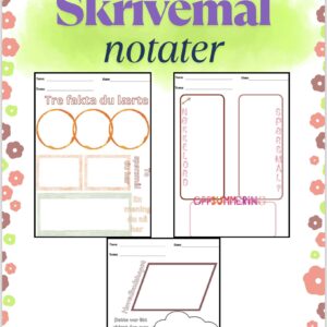 Skrivemal notater