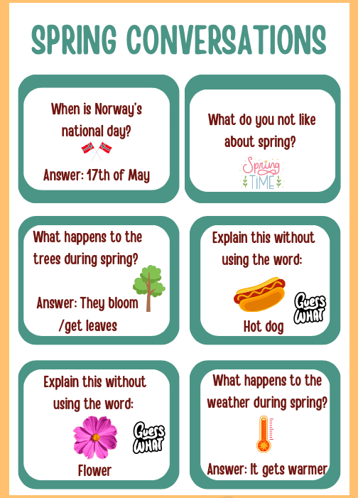 Spring - conversations game - Bilde 2