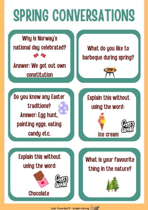 Spring - conversations game - Bilde 3