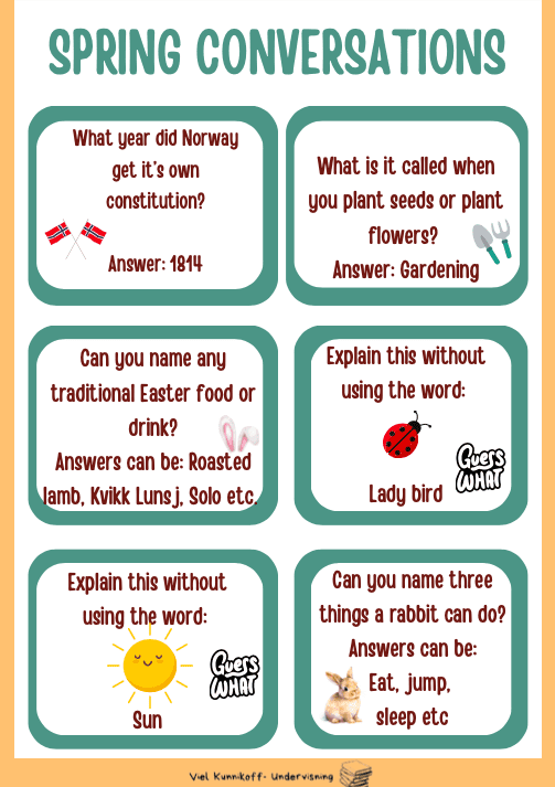 Spring - conversations game - Bilde 4