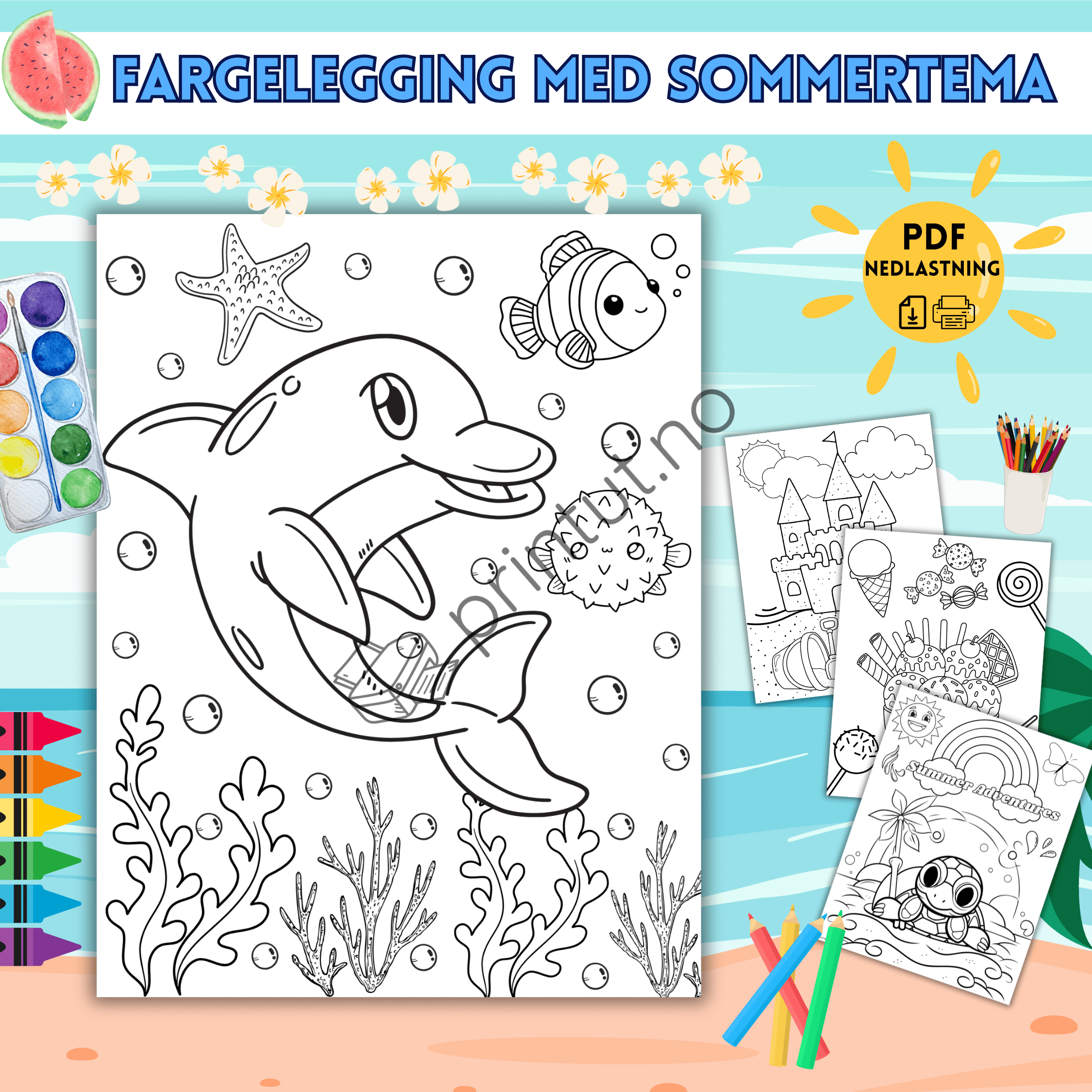 Fargelegging-sommer