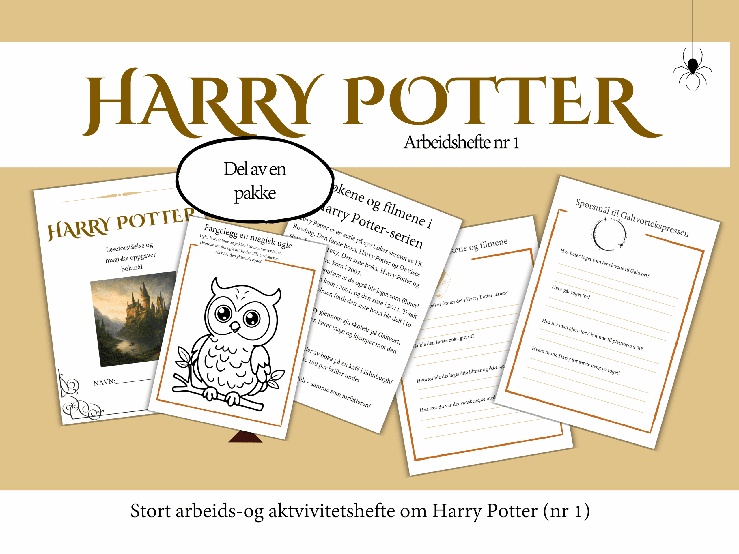Harry Potter-samlepakke-3 hefter - Bilde 2