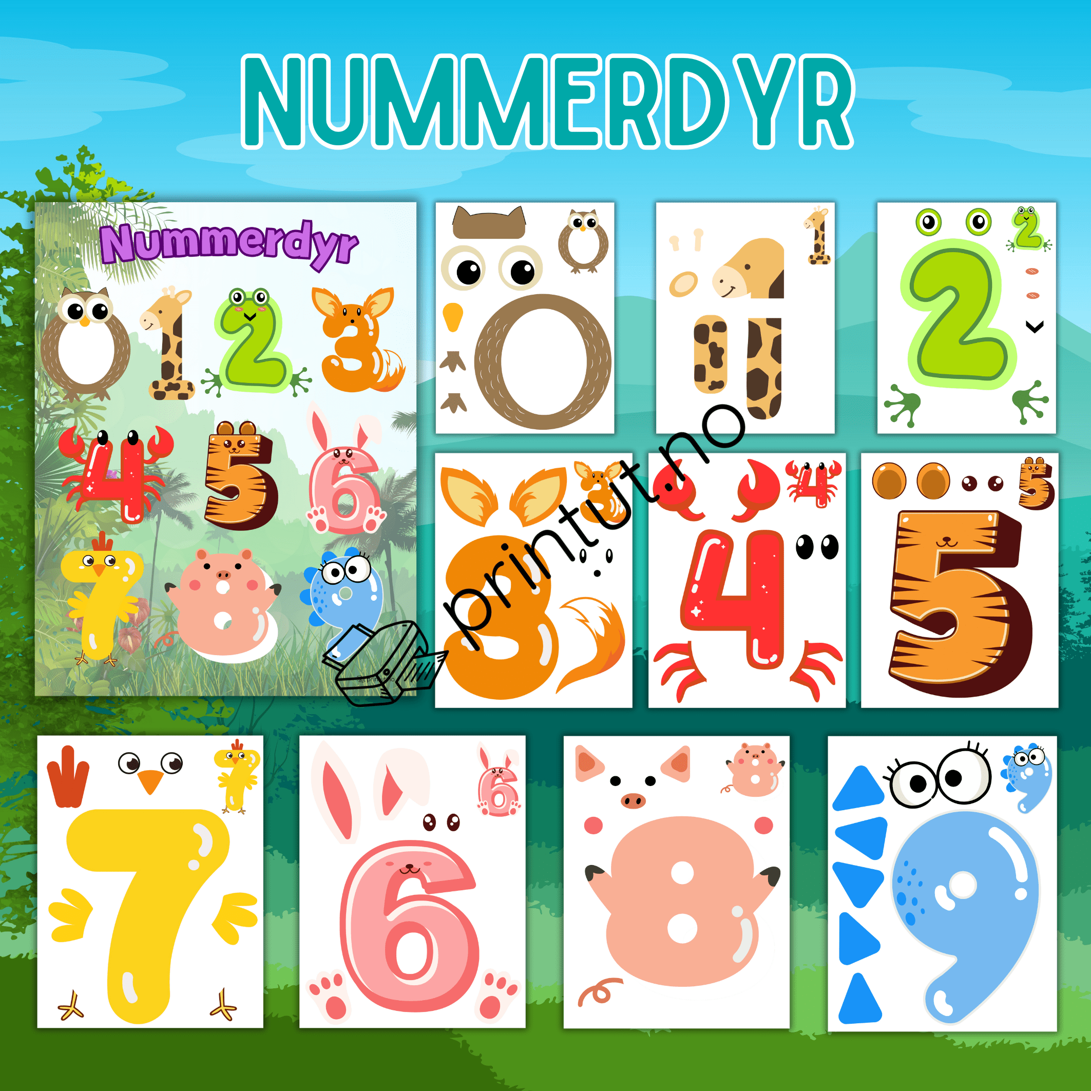 Nummerdyr - Bilde 2