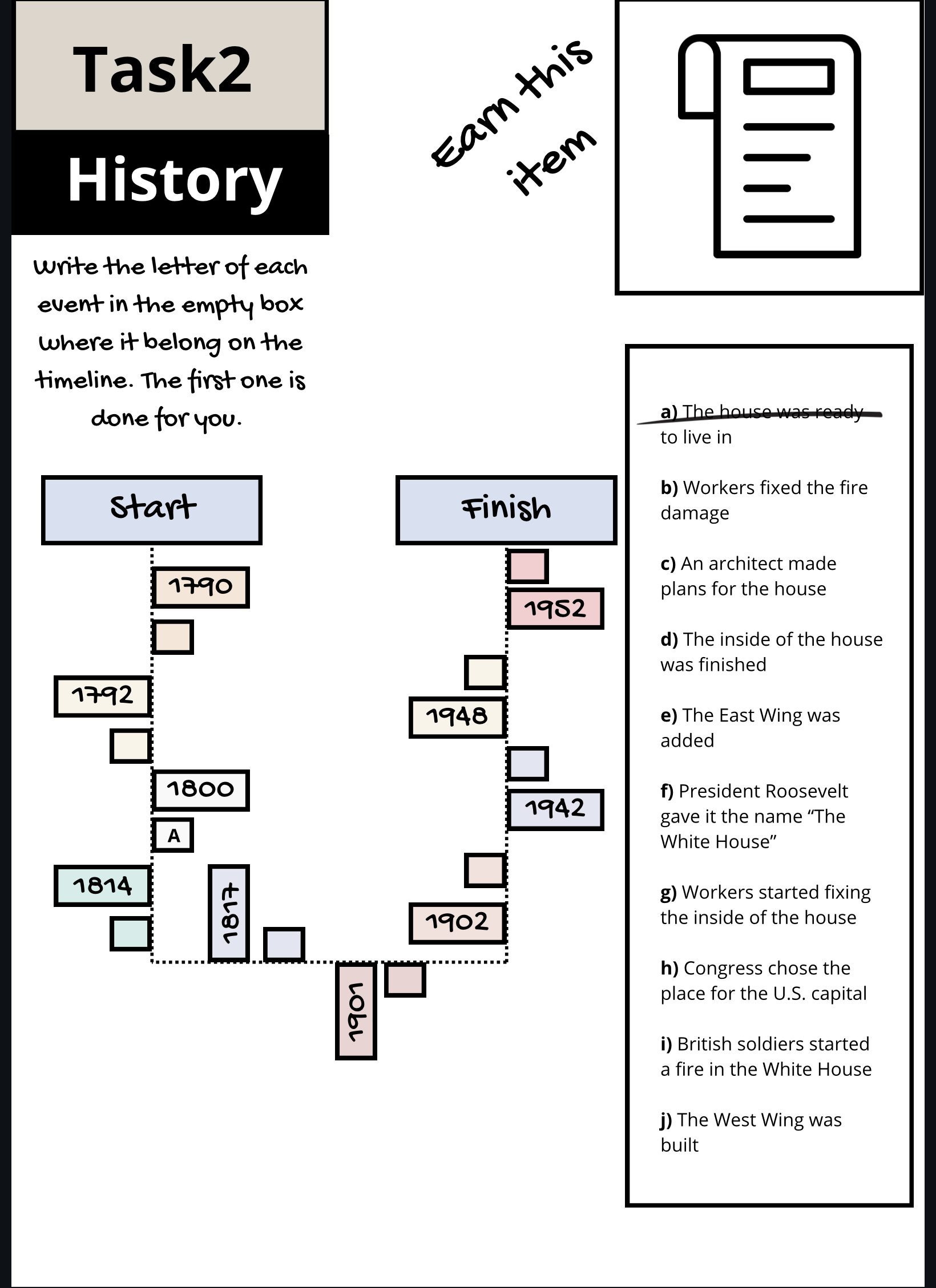 The White House reading comprehension - Escape room - Bilde 3