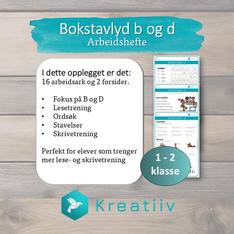 Bokstavlydene B og D - Bilde 3