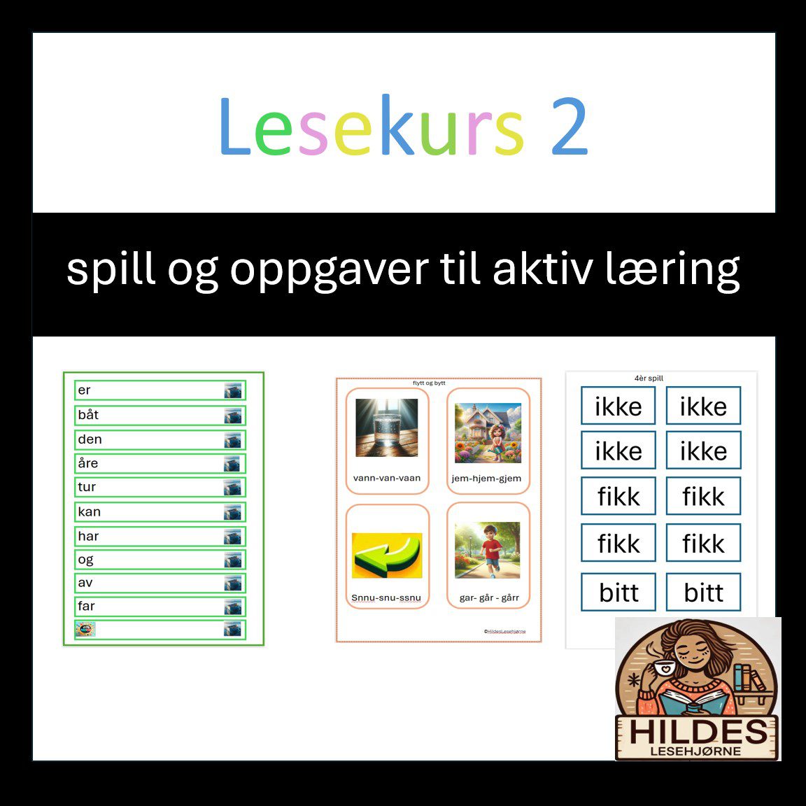 Lesekurs 1 - 3 samlepakke - Bilde 5