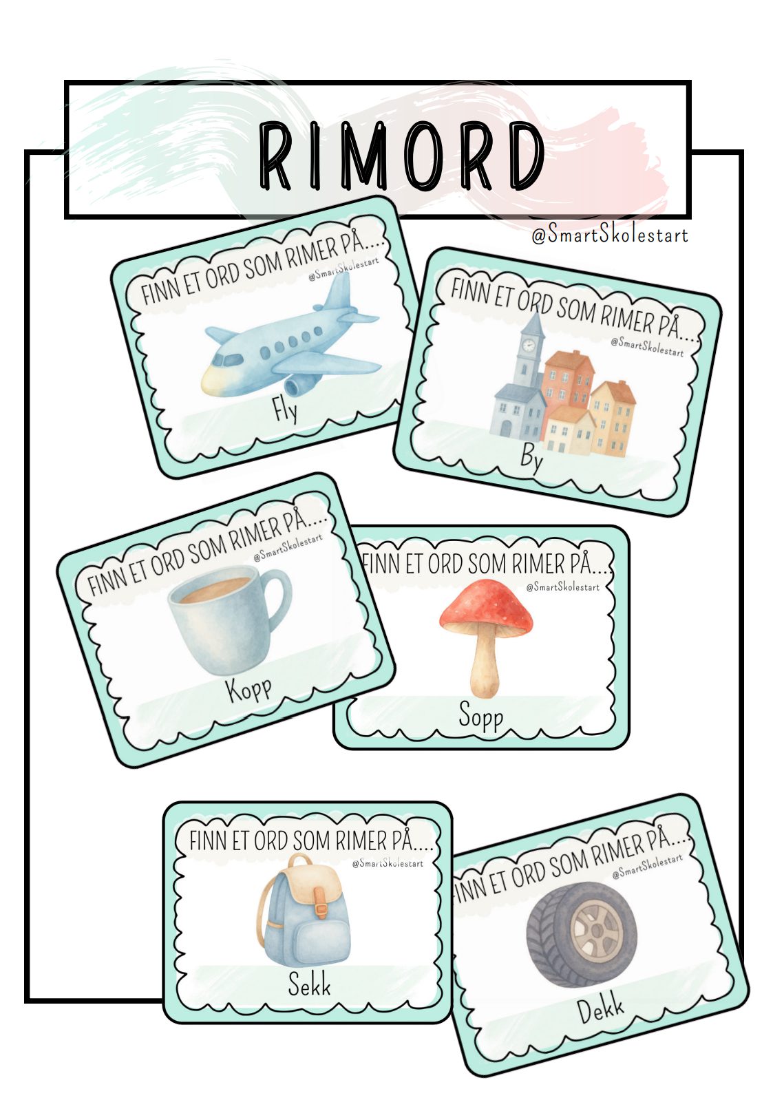 SPRÅKLEK - Rimord