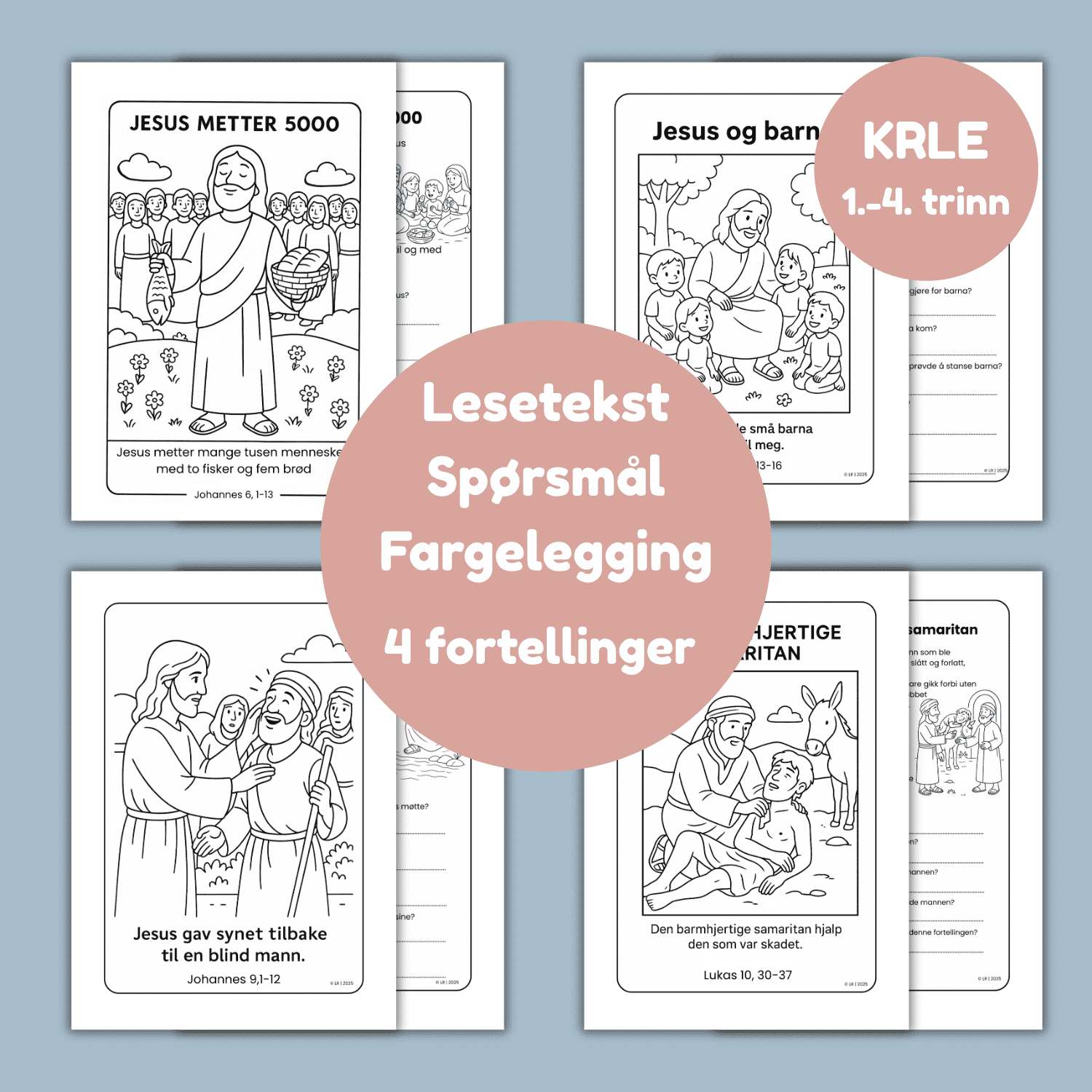 Fire fortellinger fra Det nye Testamentet - 1.-4. trinn