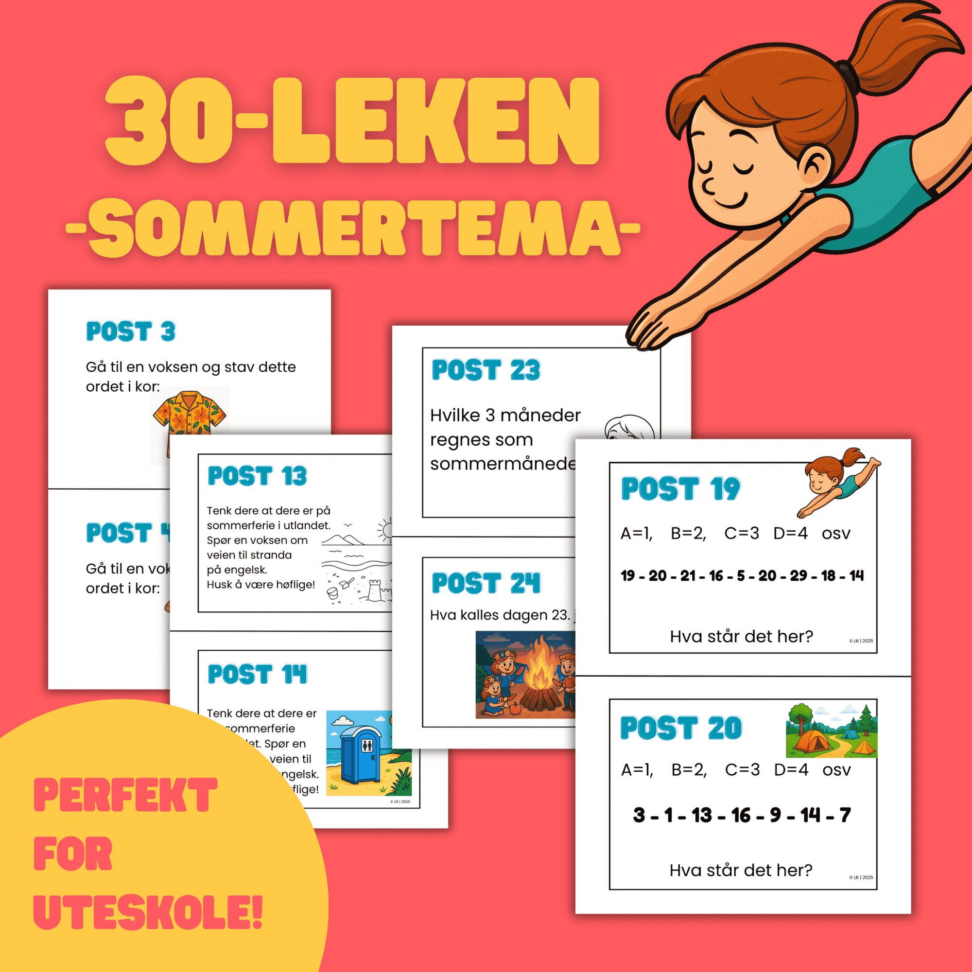 30-leken -SOMMERTEMA-UTESKOLE