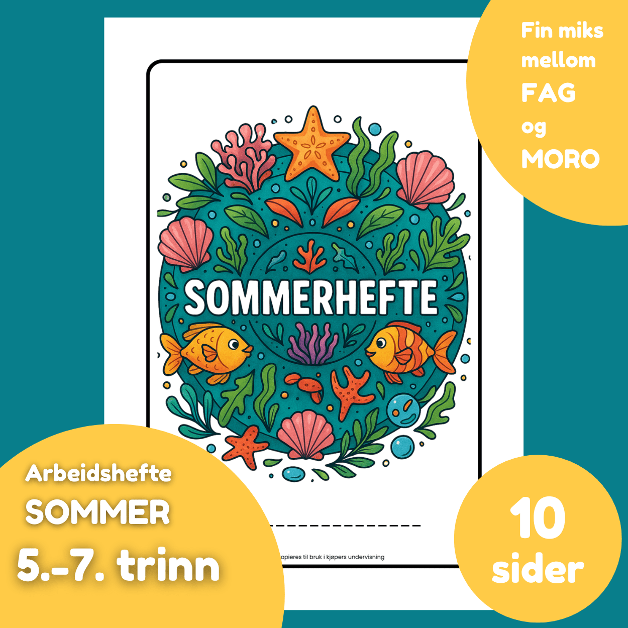 SOMMERHEFTE, Arbeidshefte 5.-7. trinn