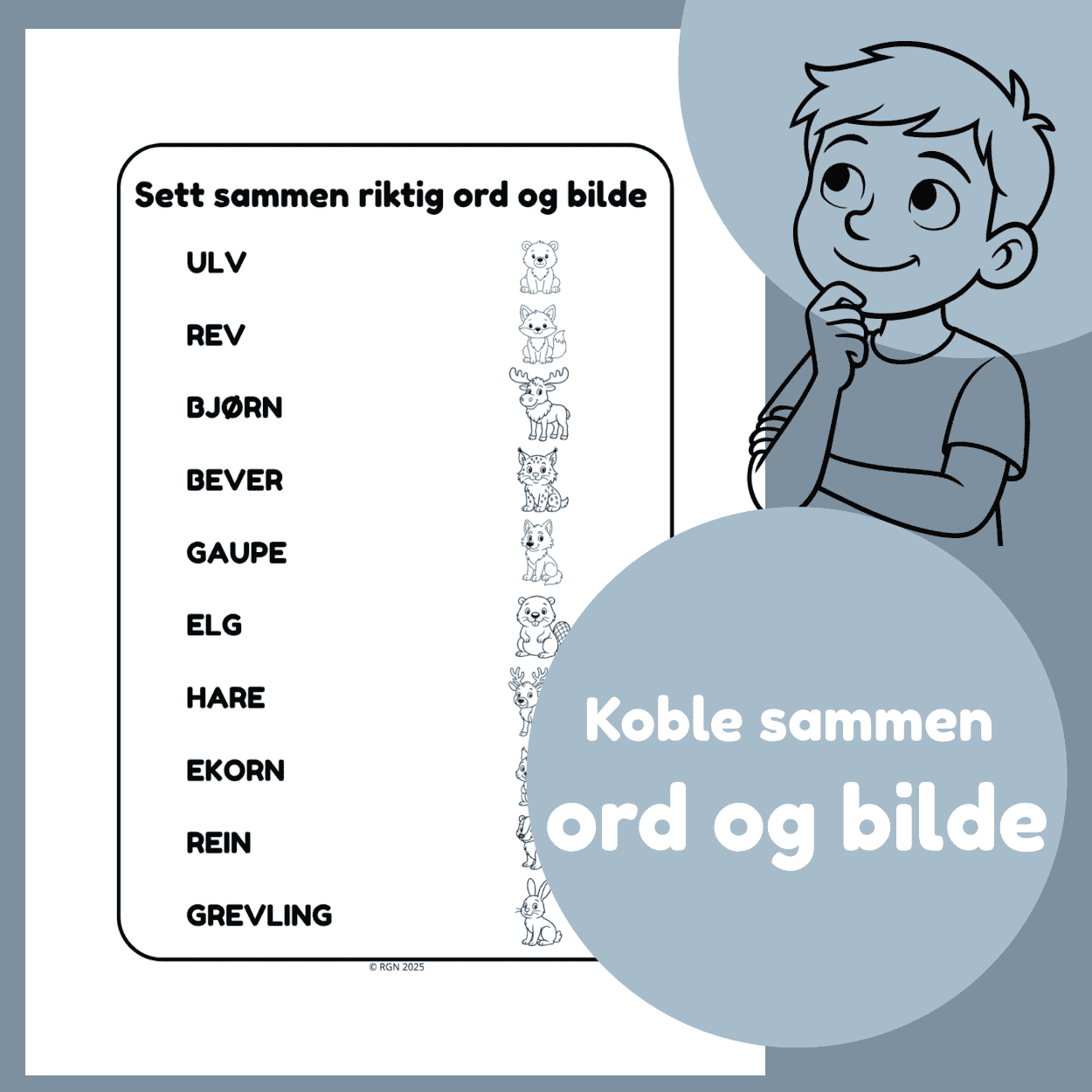 Dyrene i skogen - FARGELEGGINGSHEFTE - BARNEHAGE OG SKOLE - Bilde 4