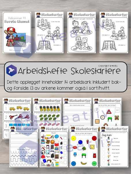 Hefte til skolestartere - Bilde 3