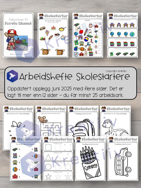 Hefte til skolestartere