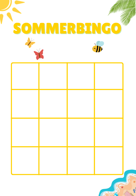 Sommerbingo - fire på rad