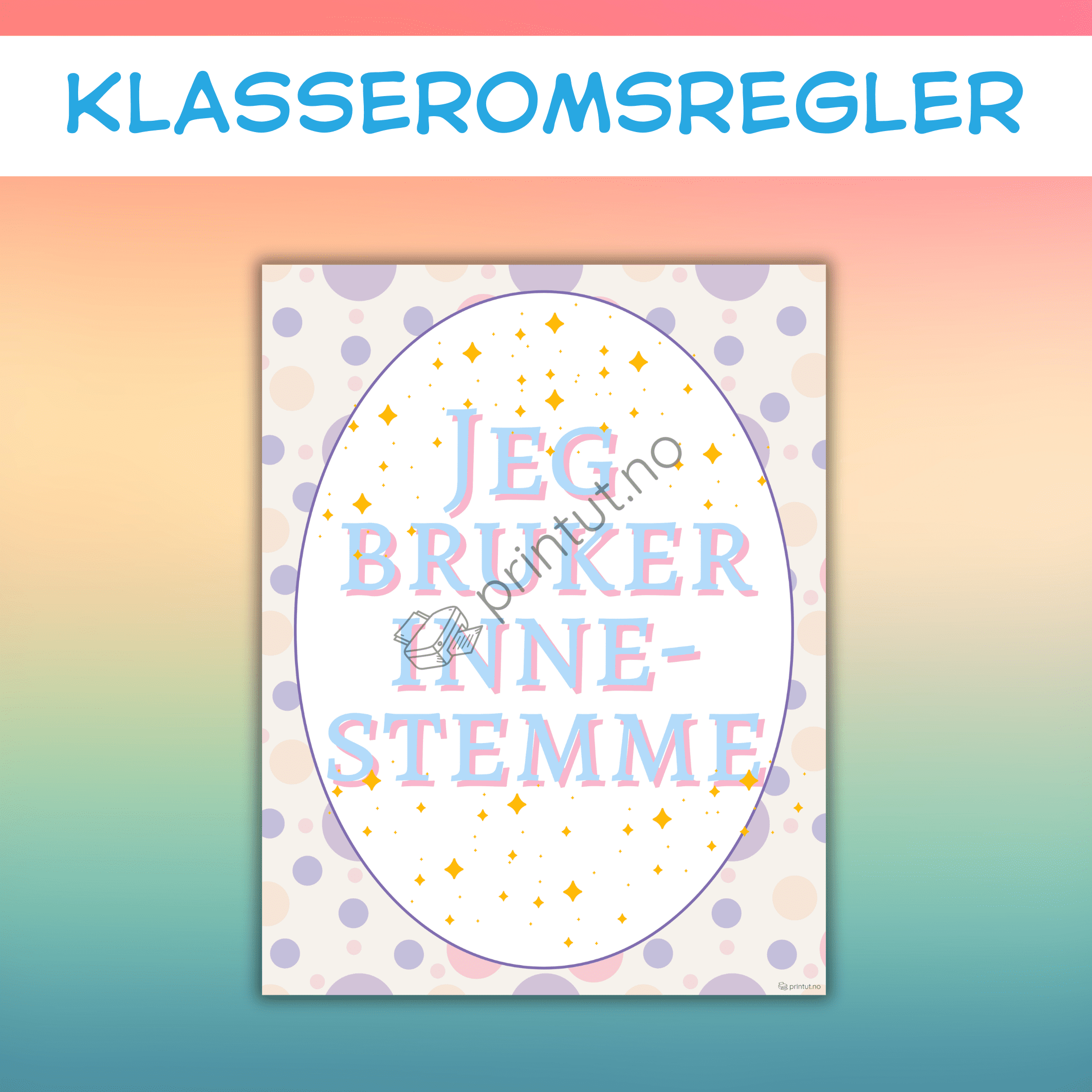 klasseromsregler - Bilde 6