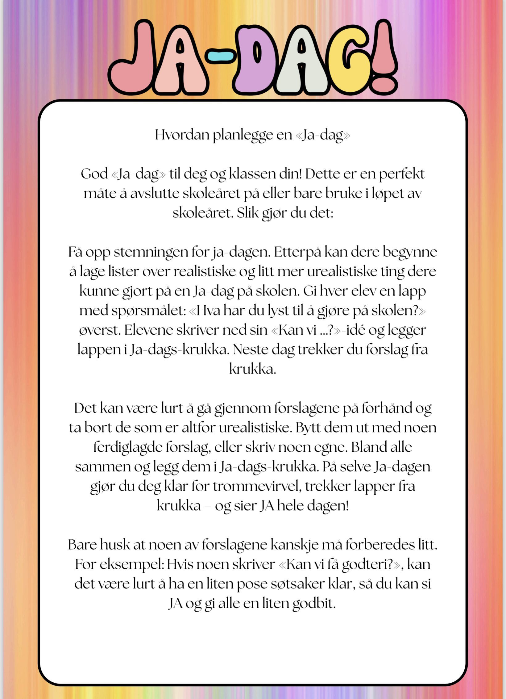 Ja-dag - Bilde 2