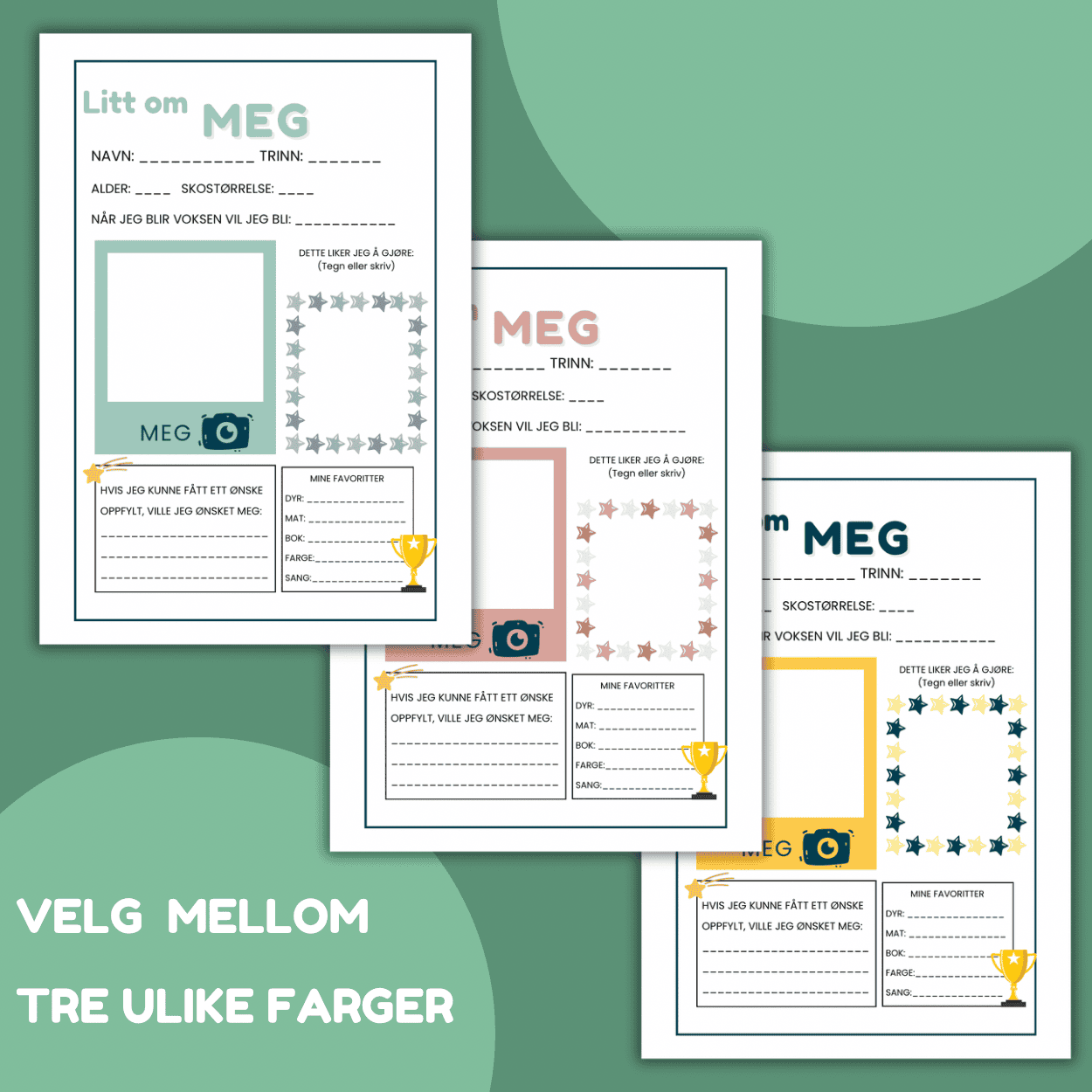 Litt om MEG - Første skoledag - Bilde 2