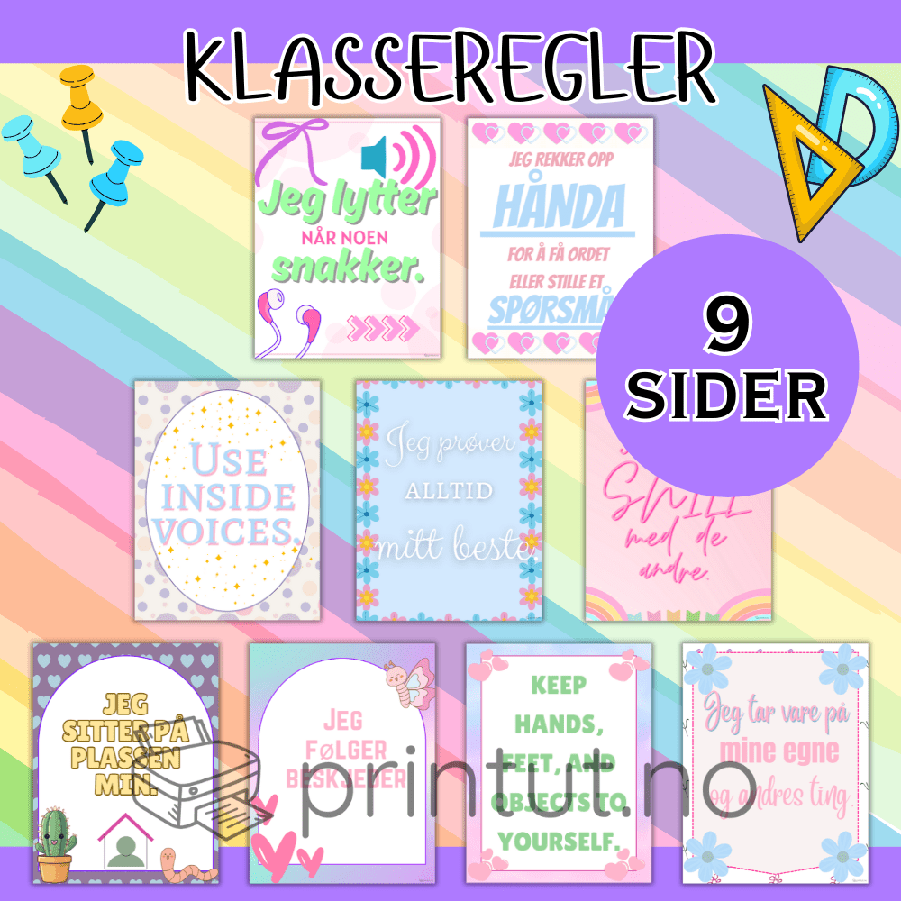 Dekorpakke klasserom 220+ sider - Bilde 3