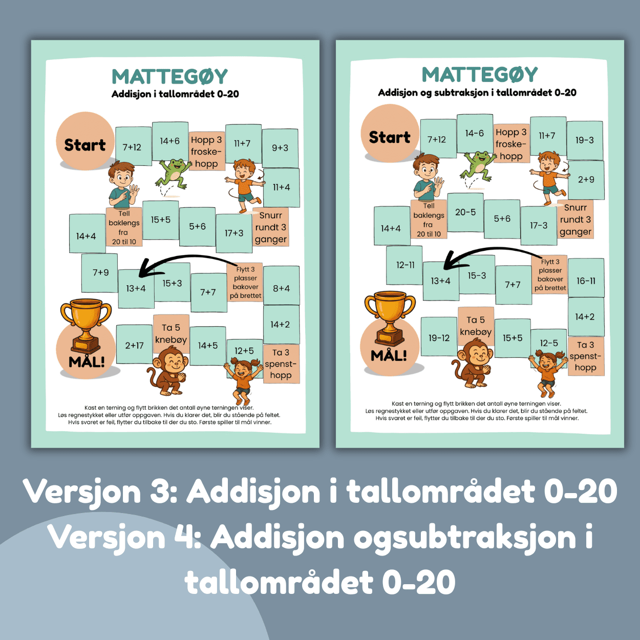 MATTEGØY - Brettspill med 4 nivåer - Bilde 3