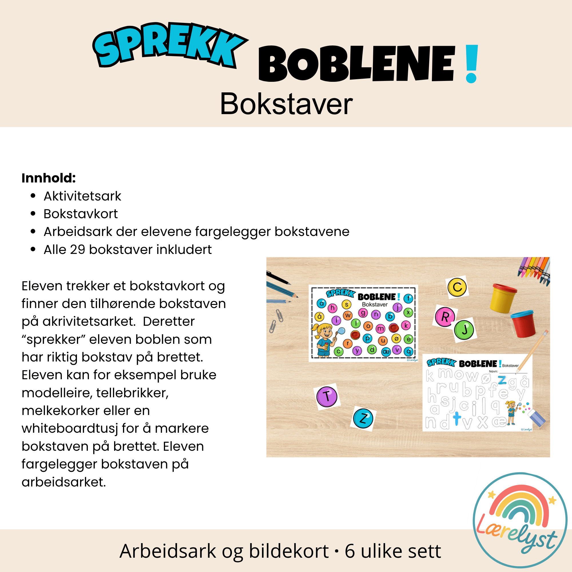 Sprekk boblene! Bokstaver - Bilde 2