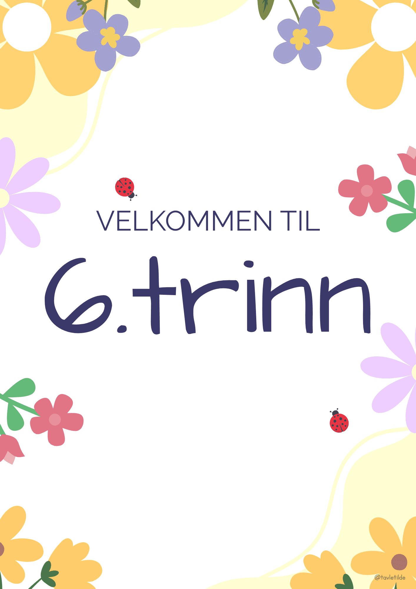 Velkommenplakat! - Bilde 3