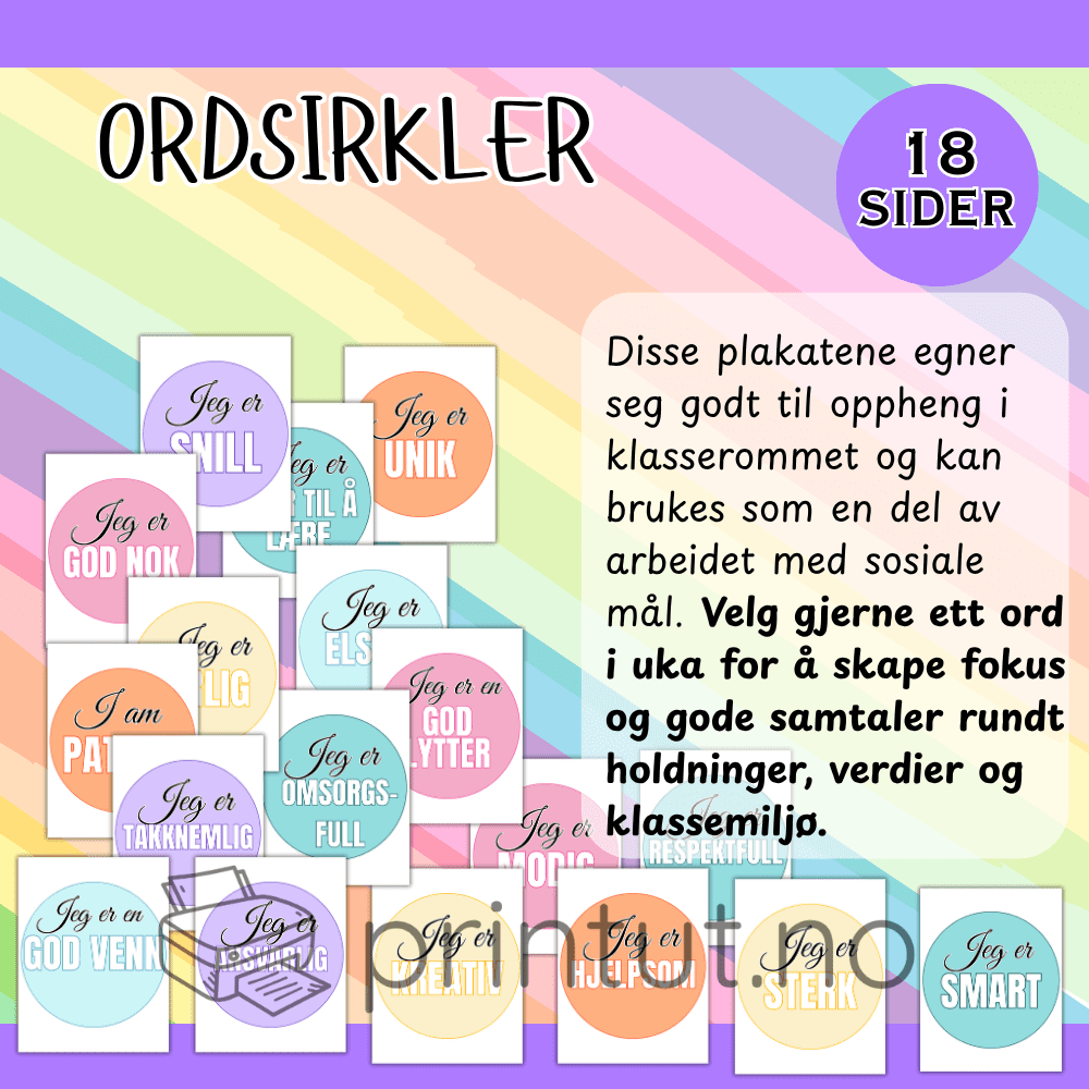 Dekorpakke klasserom 220+ sider - Bilde 10