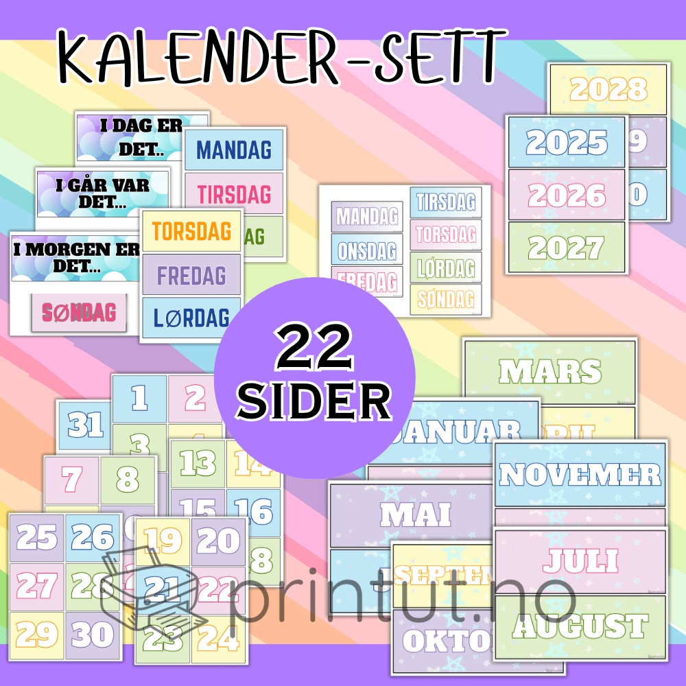 Dekorpakke klasserom 220+ sider - Bilde 8