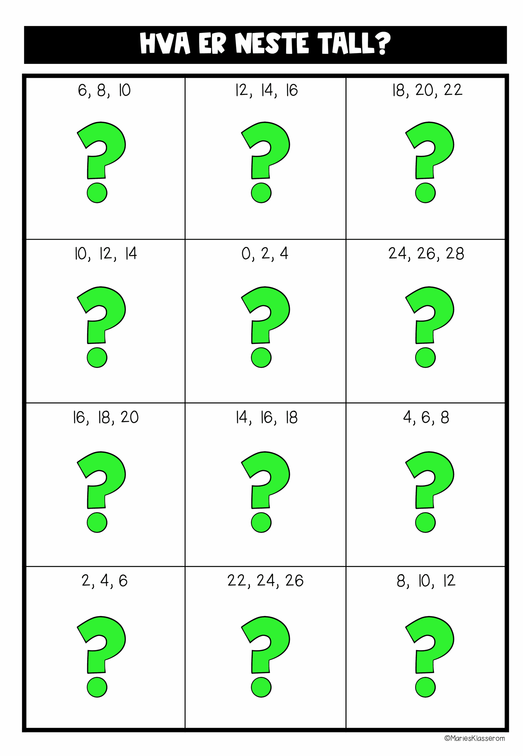 HVA ER NESTE TALL? - Bilde 3