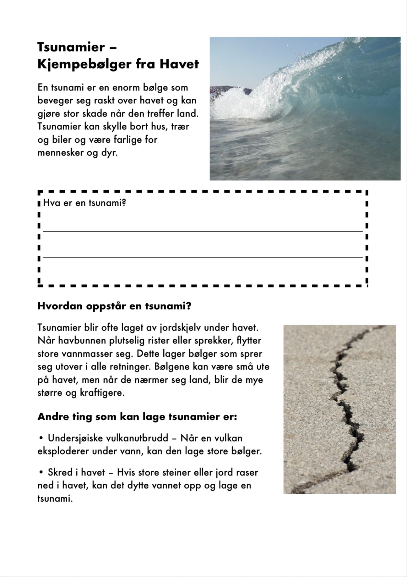 Arbeidshefte Tsunami - Bilde 2