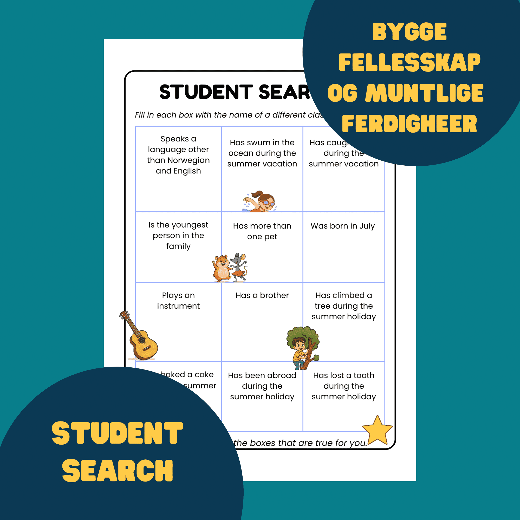 BACK TO SCHOOL - aktiviteter til oppstart - Bilde 3