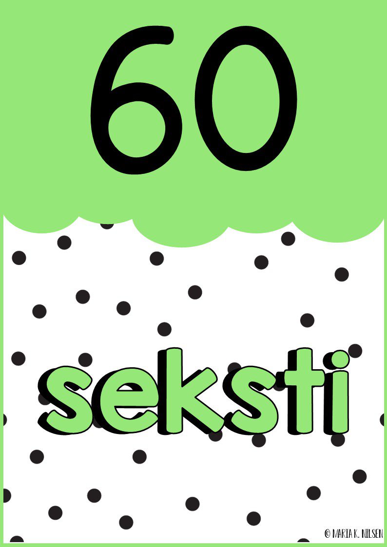 Tallplakater fra 0-100 - Bilde 7