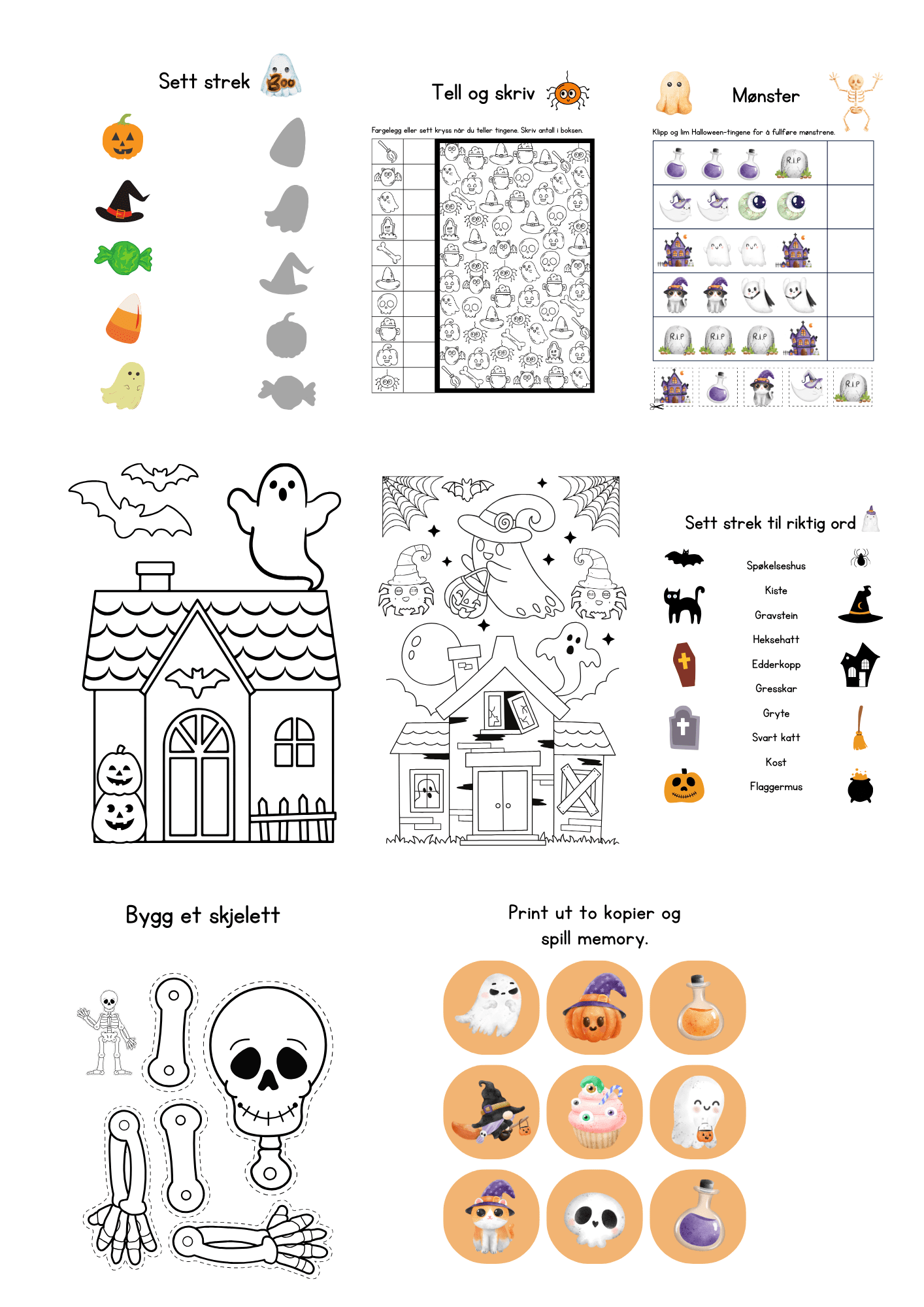 Halloweenhefte for dei minste - Bilde 4