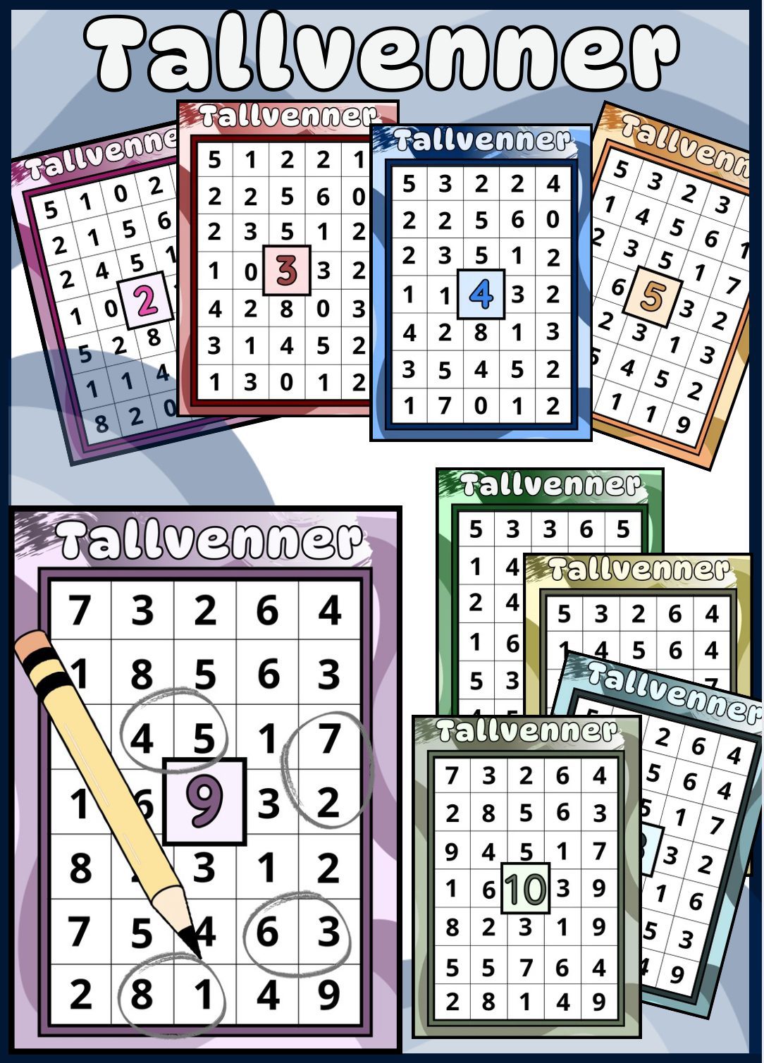 Finn tallvennene!