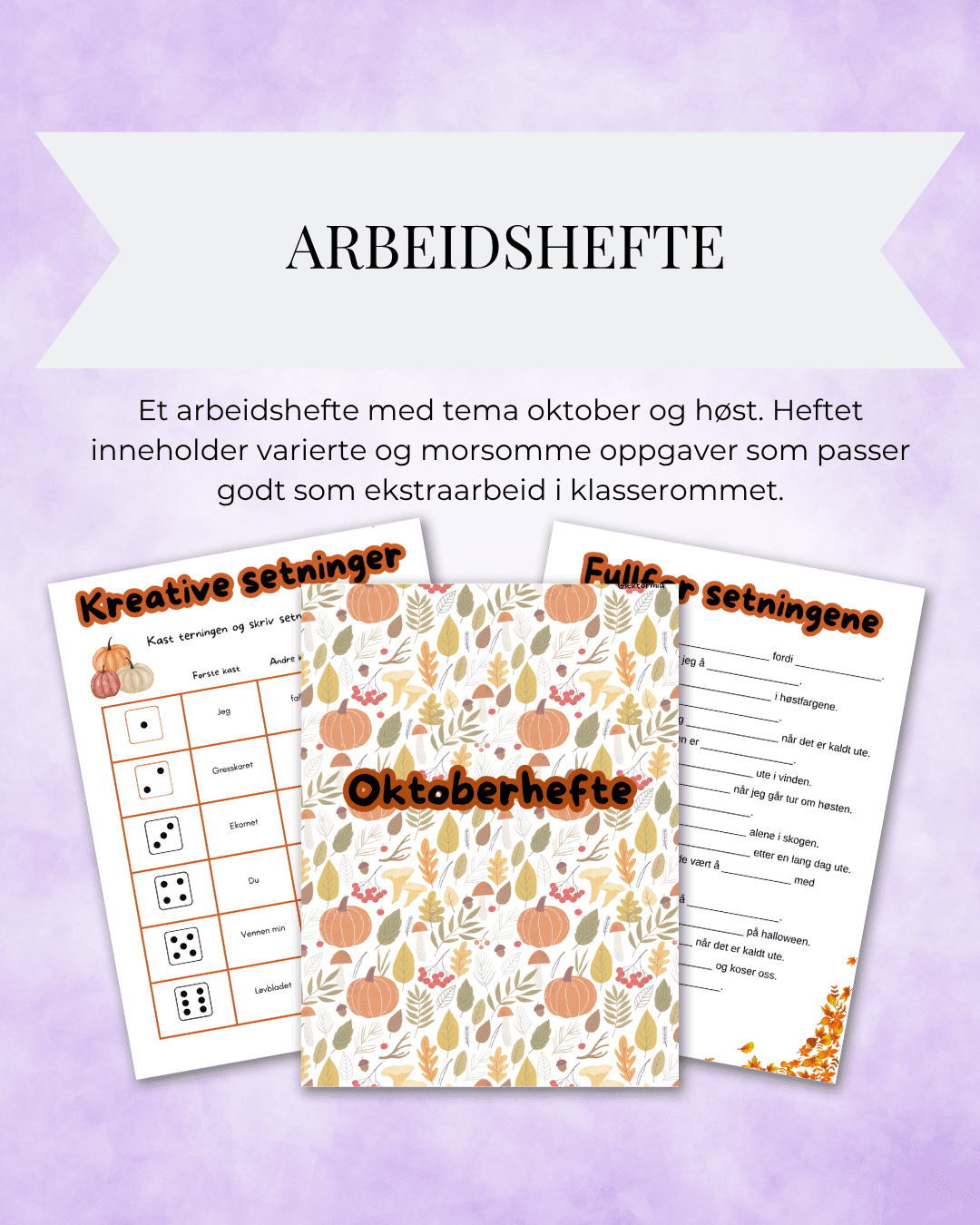 Arbeidshefte oktober 2025