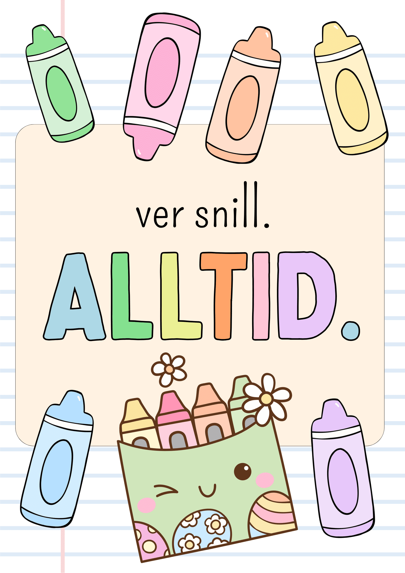 KLASSEROMSDEKOR - NYNORSK (BOLD FONT) - Bilde 4