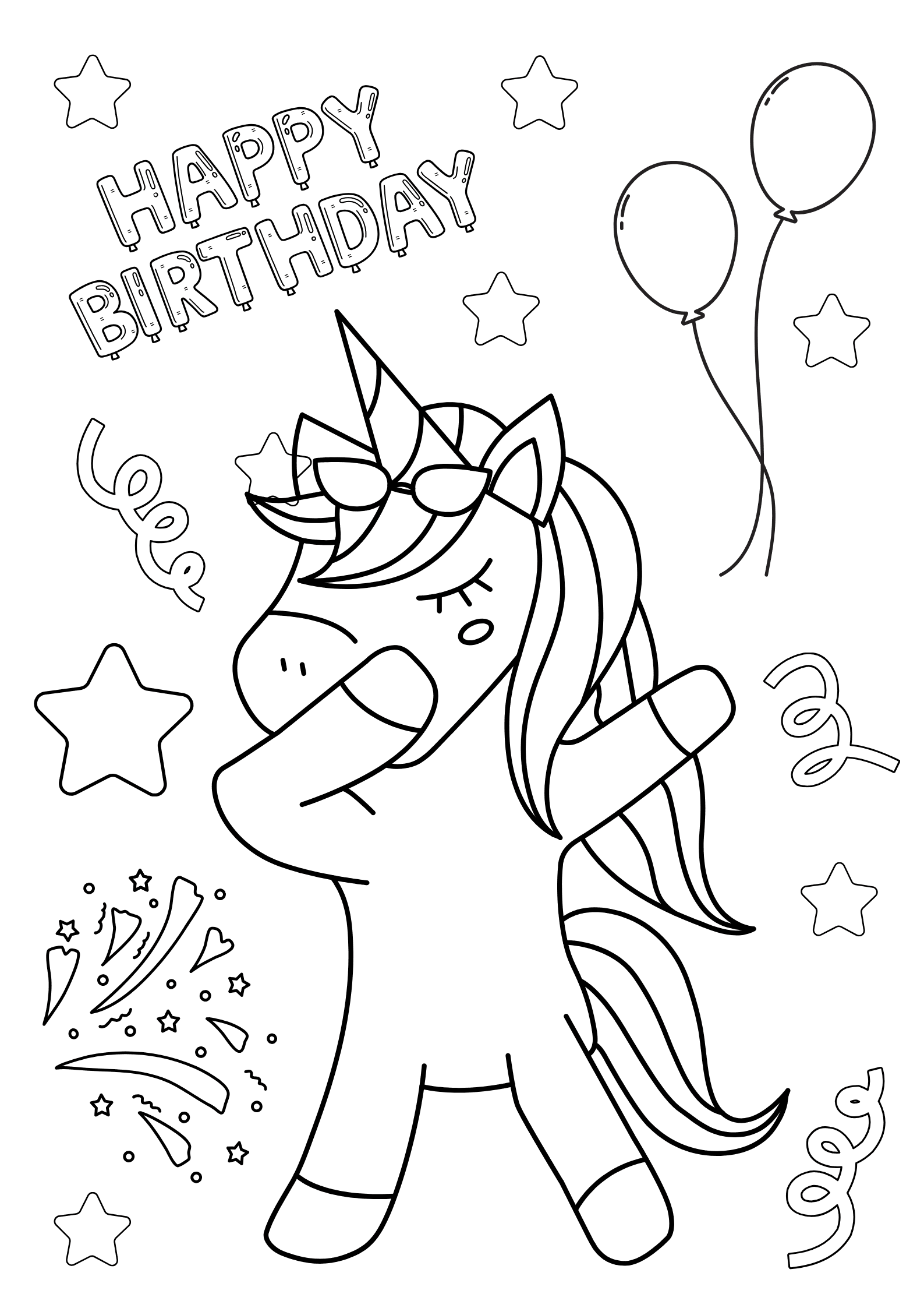 HAPPY BIRTHDAY - Fargelegging - Bilde 3