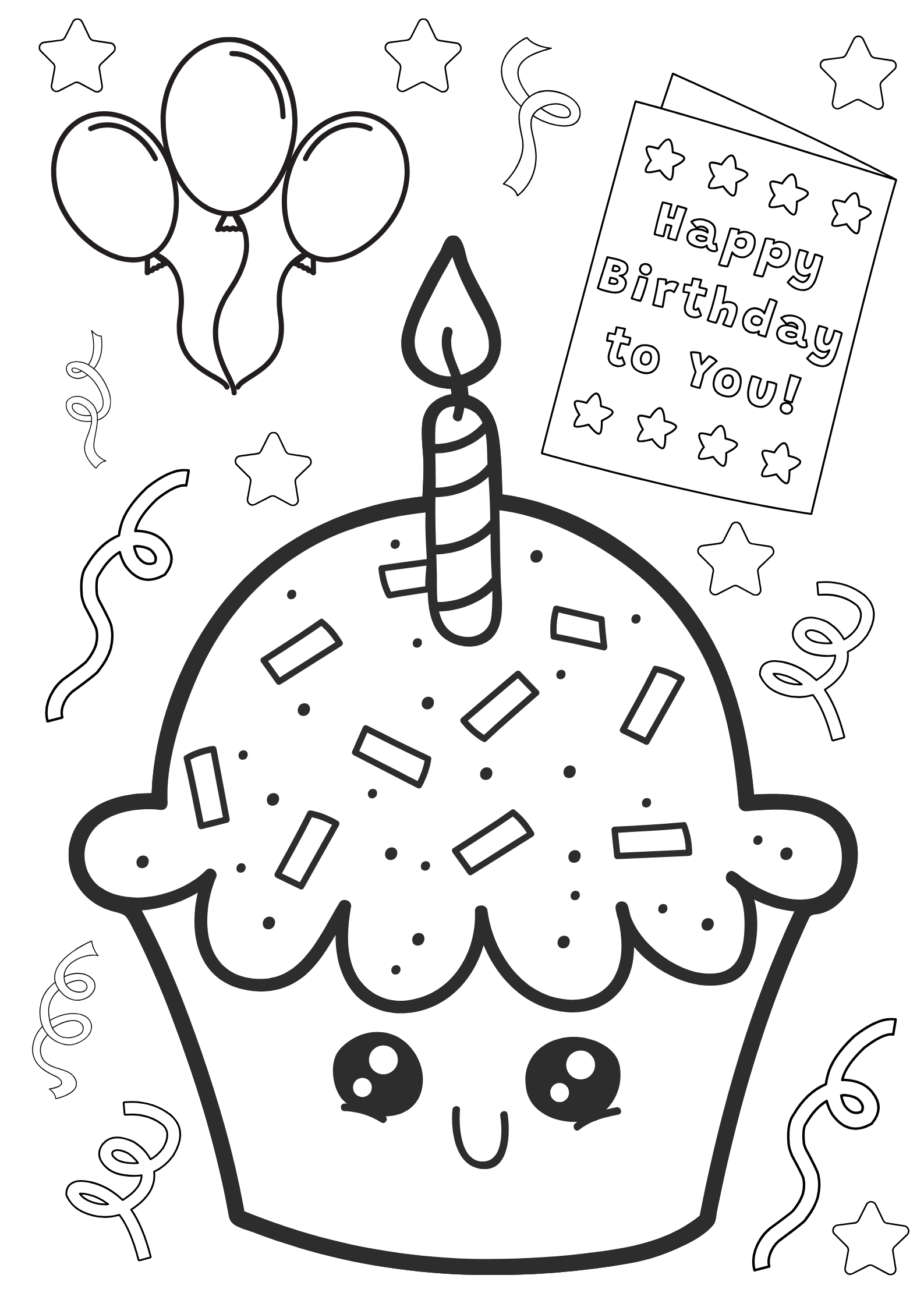 HAPPY BIRTHDAY - Fargelegging - Bilde 8