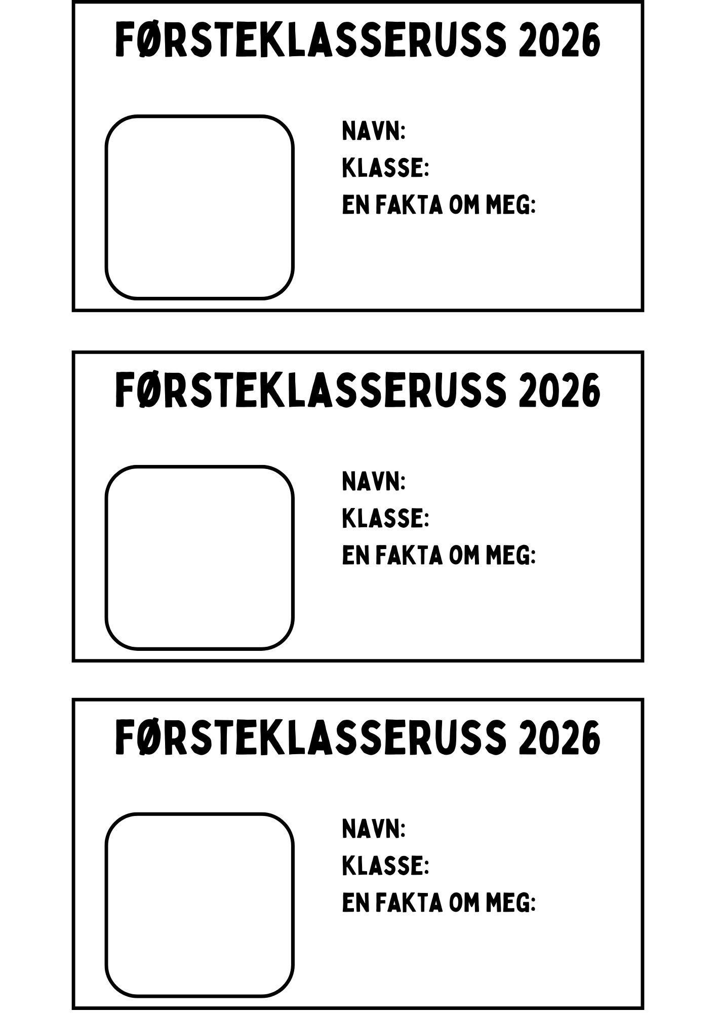 Førsteklasseruss 2026