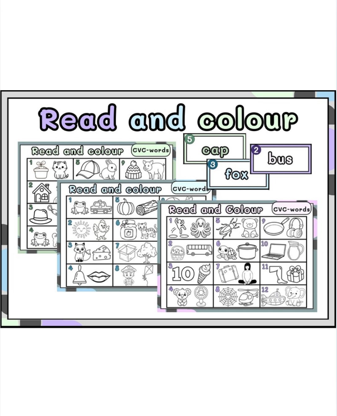 Read and colour