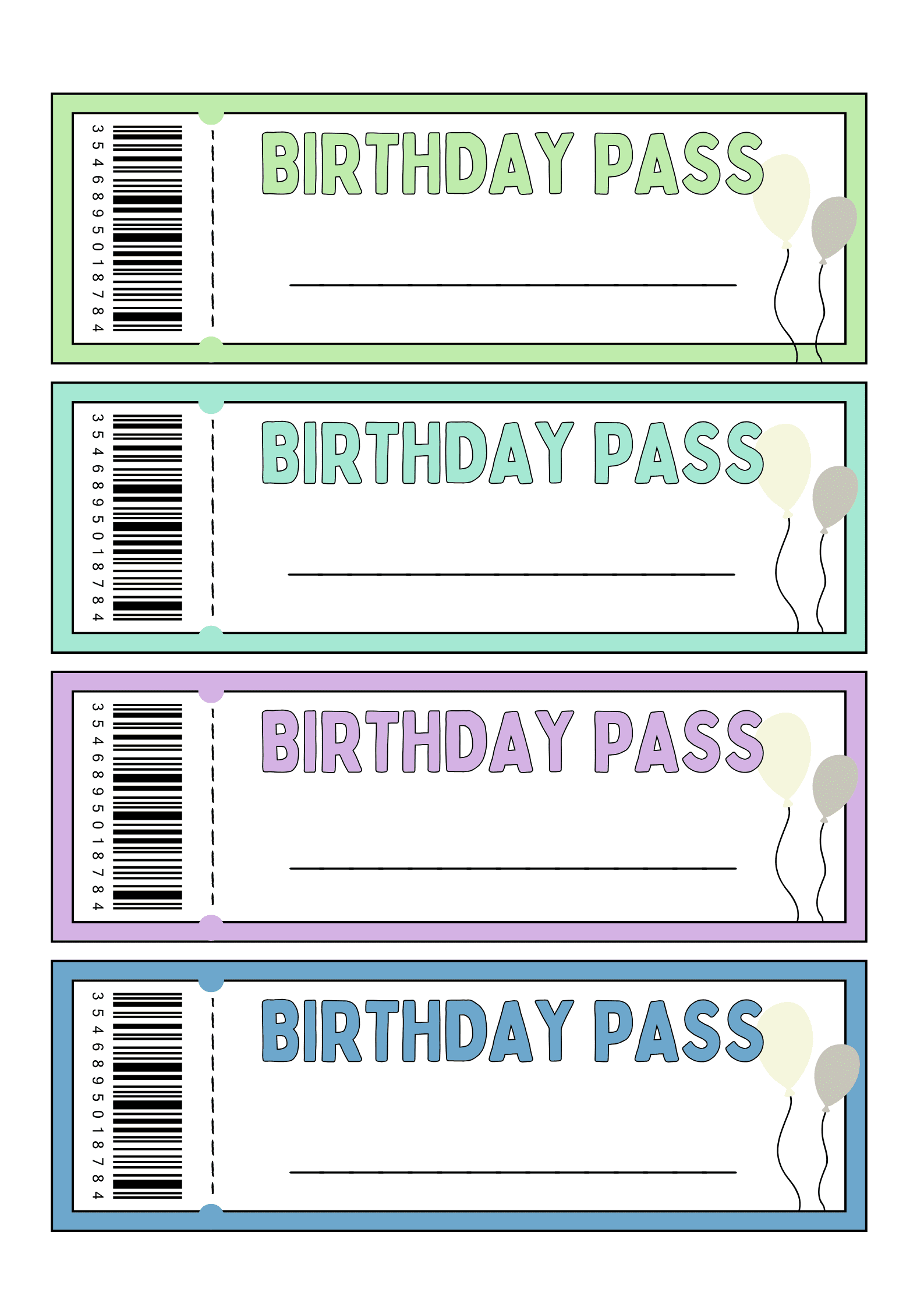 BIRTHDAY PASS - Bilde 4