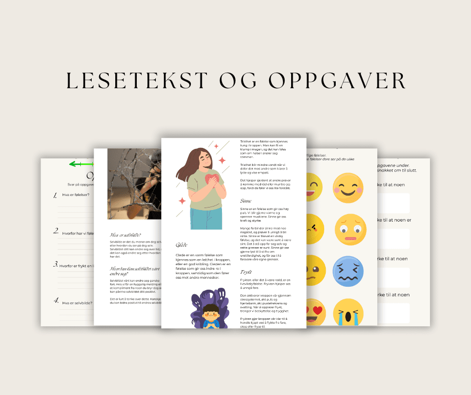 Lese- og oppgavehefte om følelser - Bilde 2