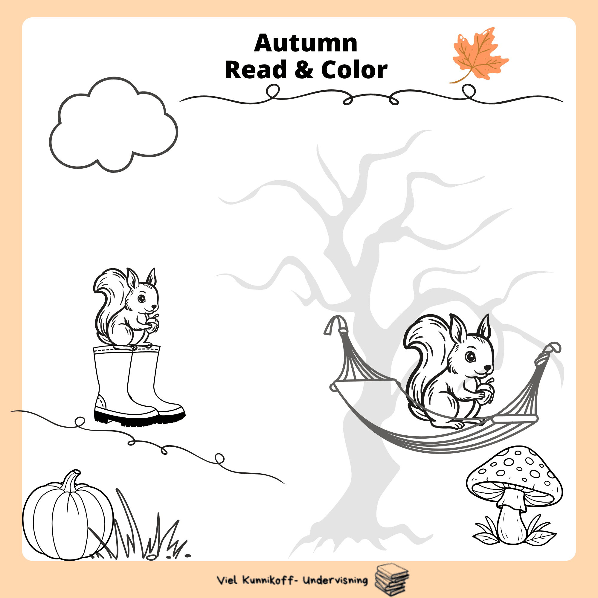 Read and color - Autumn - Bilde 2