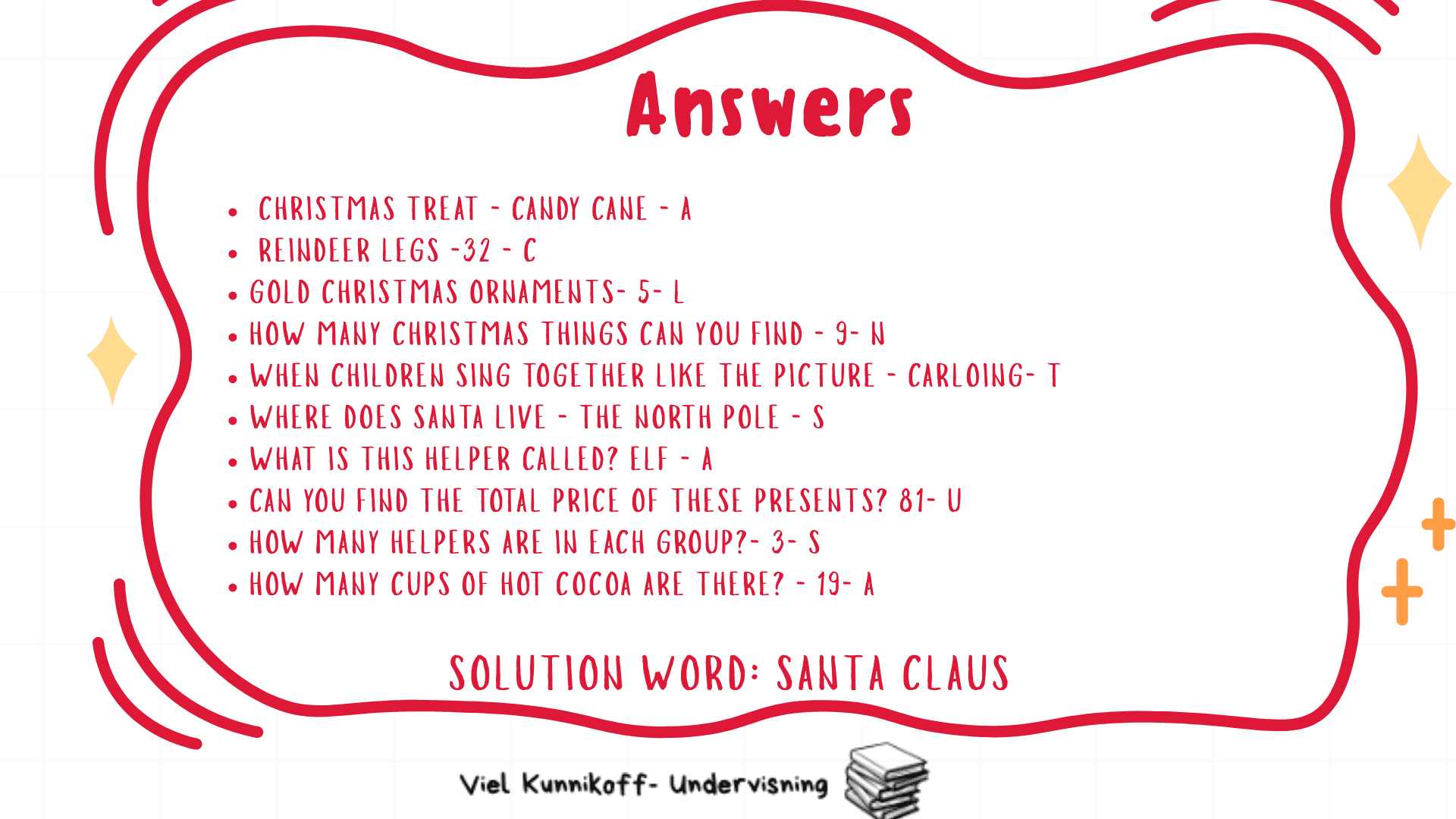 English workshop - Christmas stations - Bilde 14