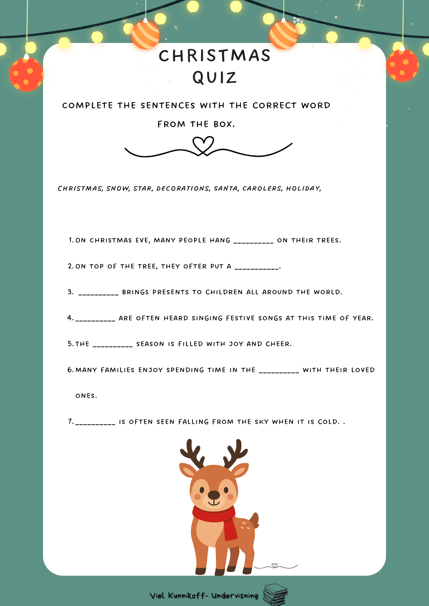 Christmas workbook - Bilde 3