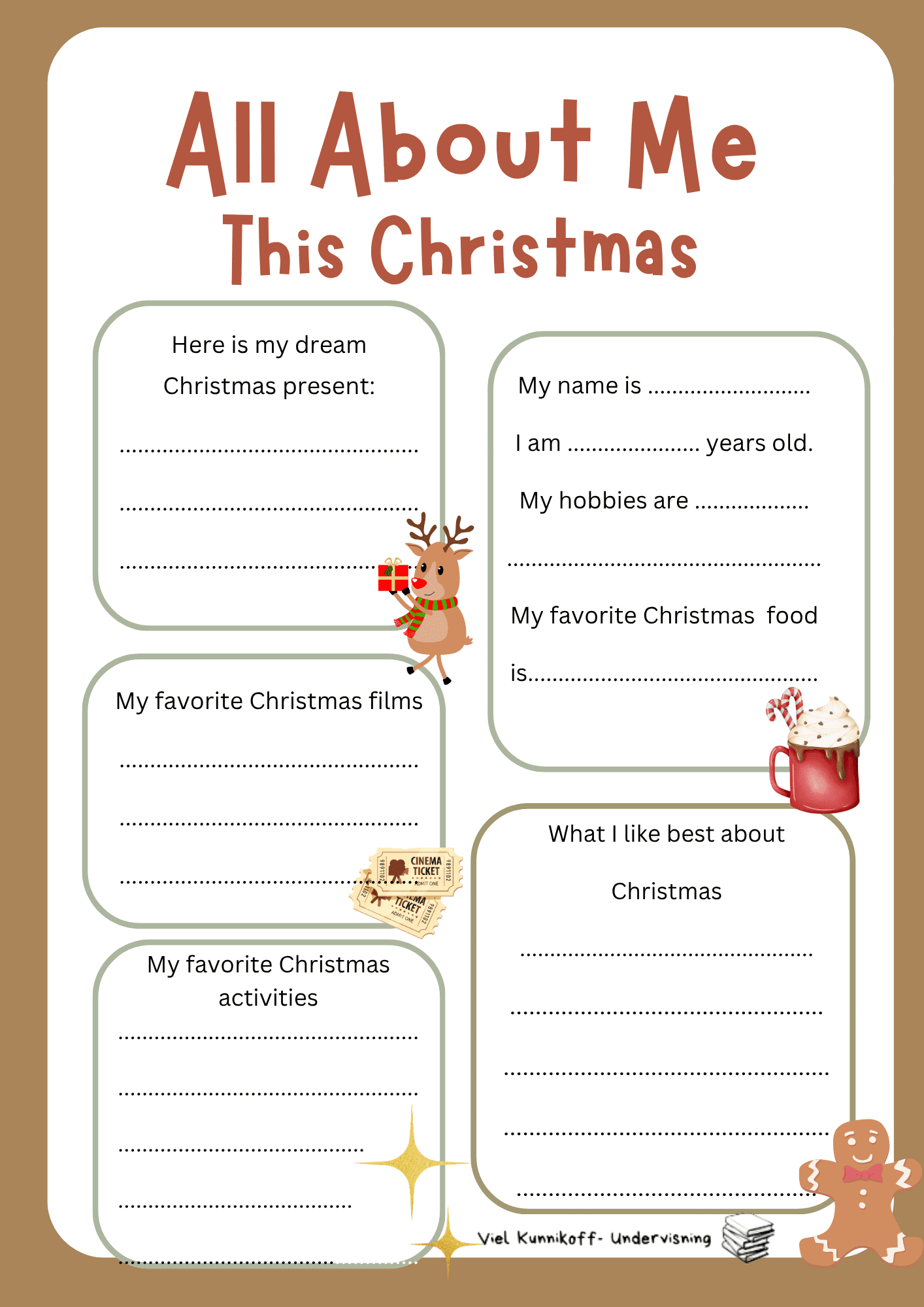 Christmas sheet - english - Bilde 2