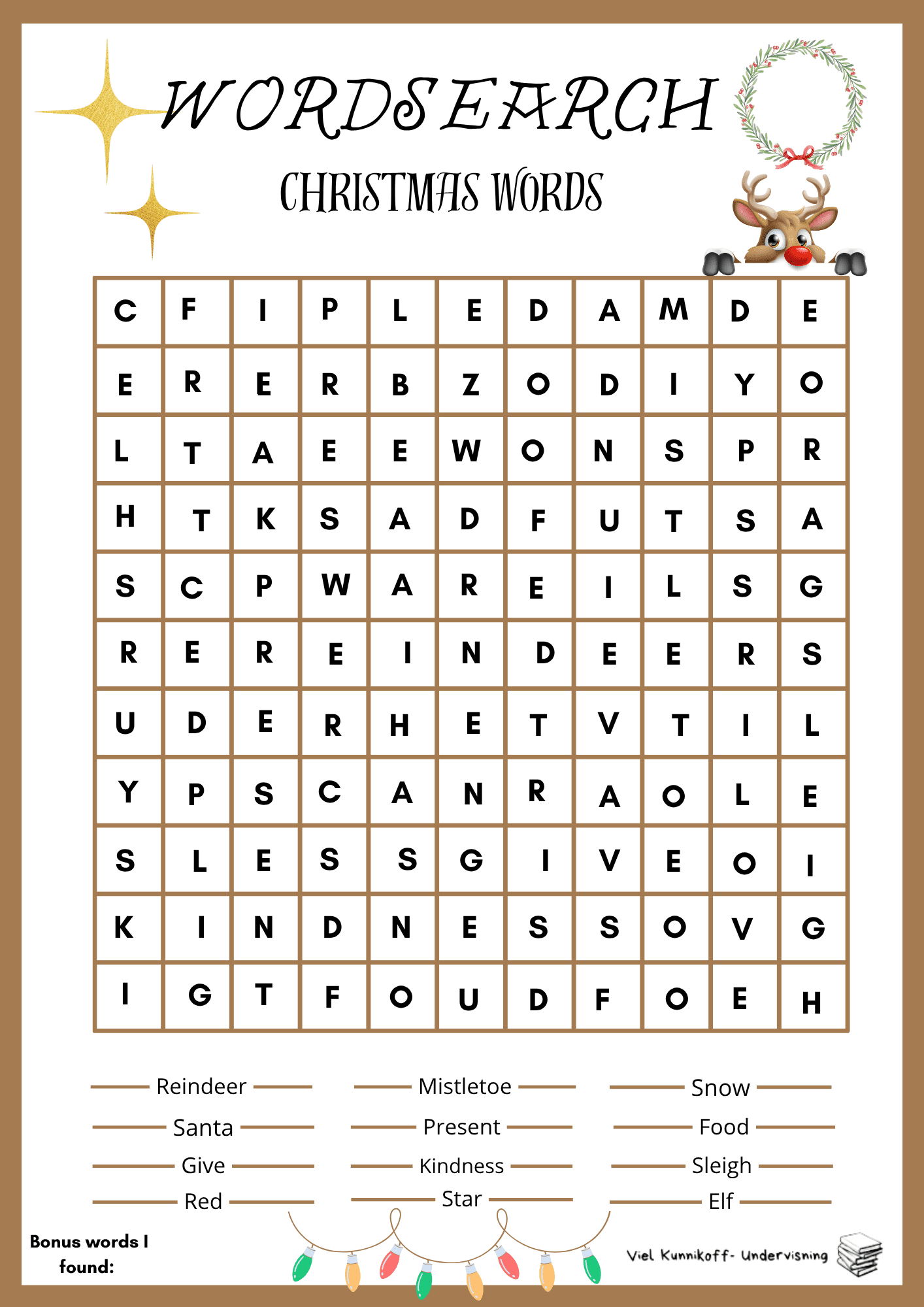 Christmas sheet - english - Bilde 3