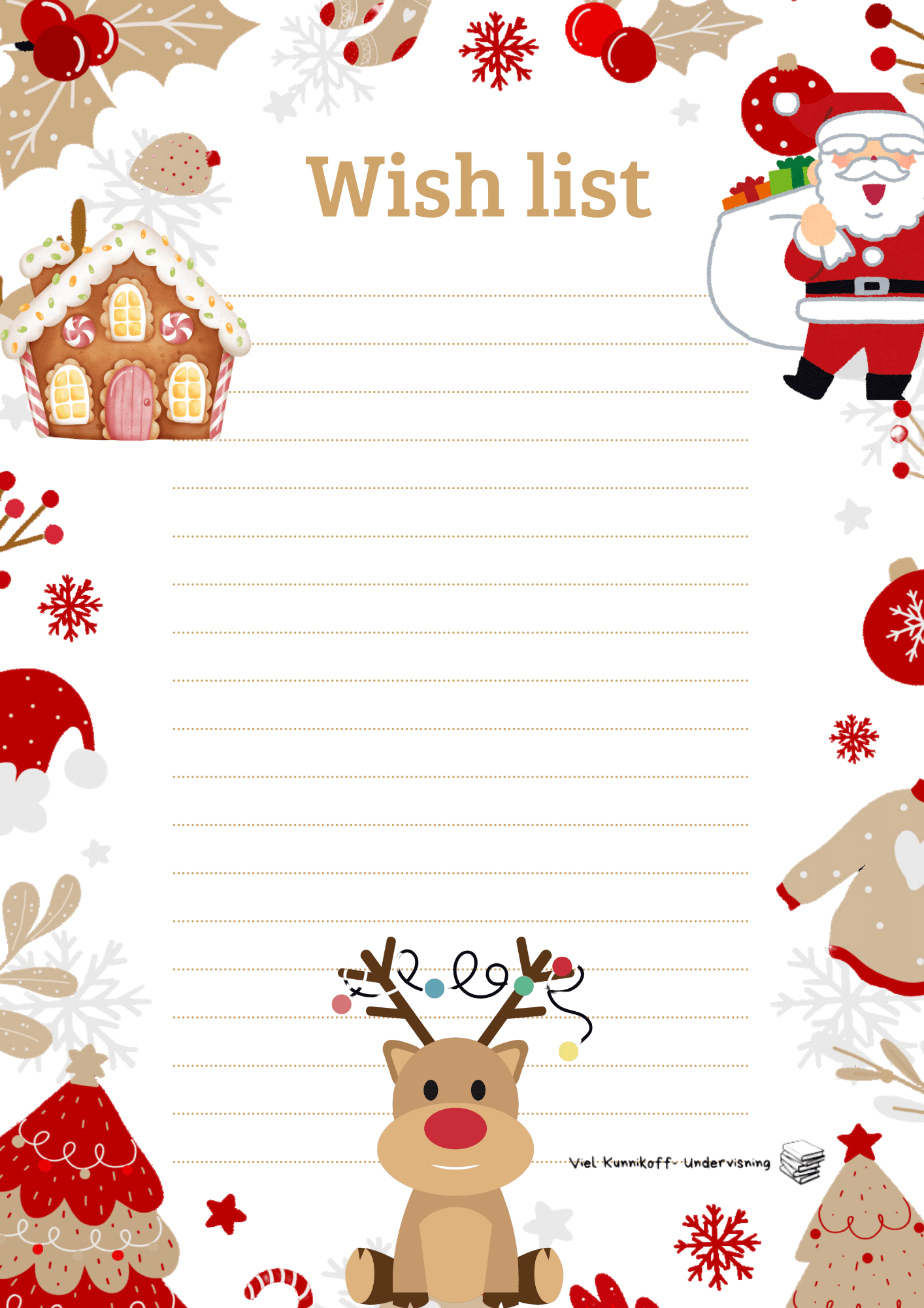 Christmas sheet - english - Bilde 4