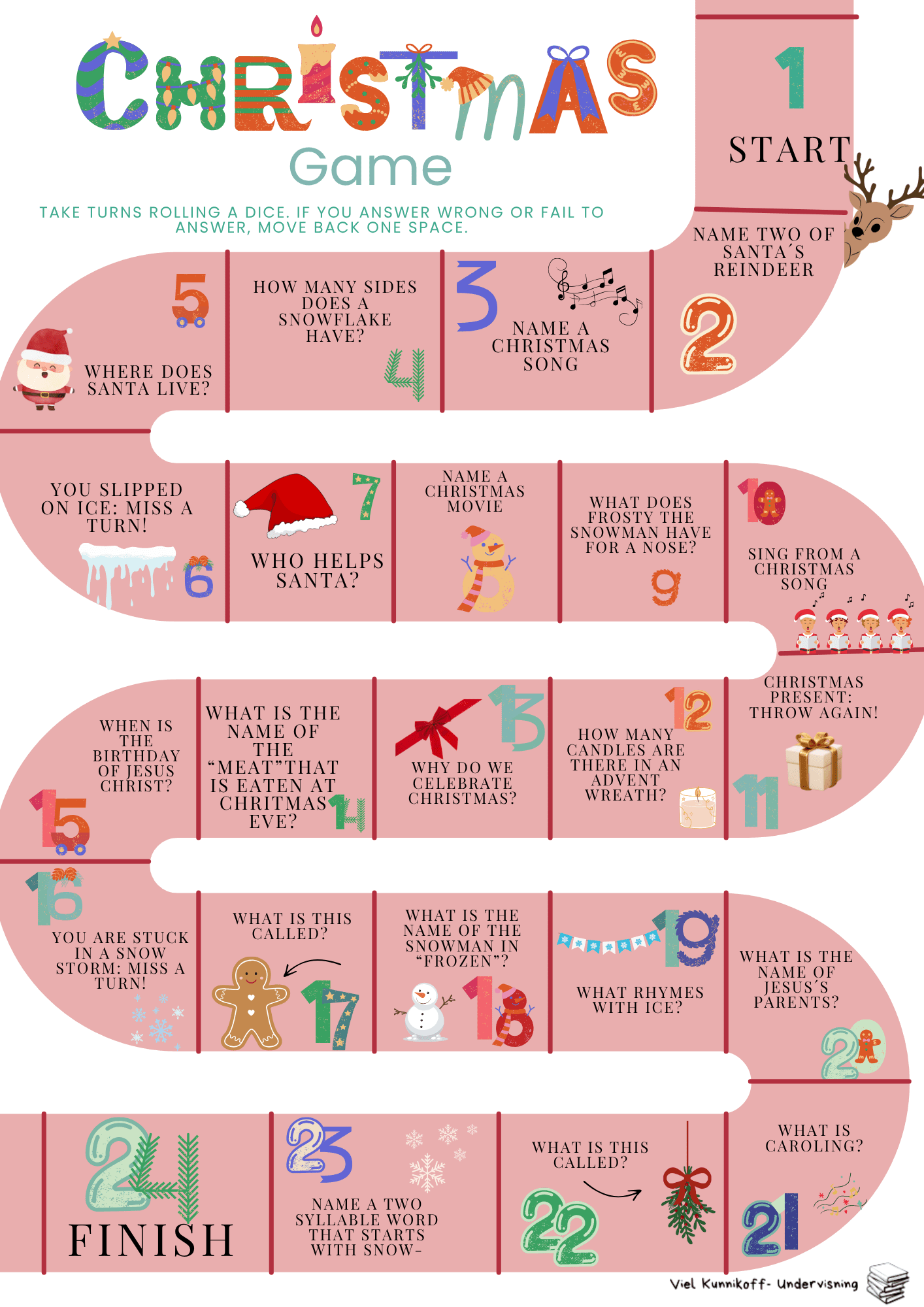 Christmas sheet - english - Bilde 7