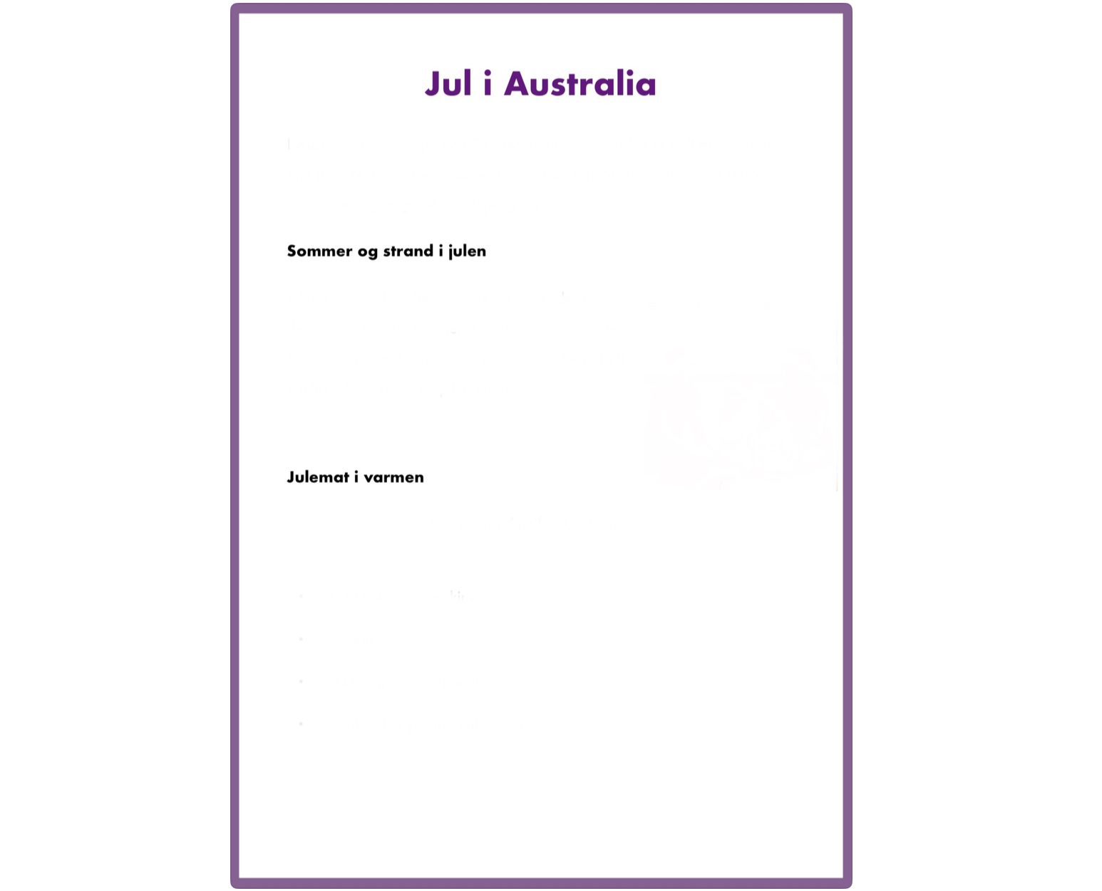 Julefeiring i andre land - Arbeidshefte - Bilde 4