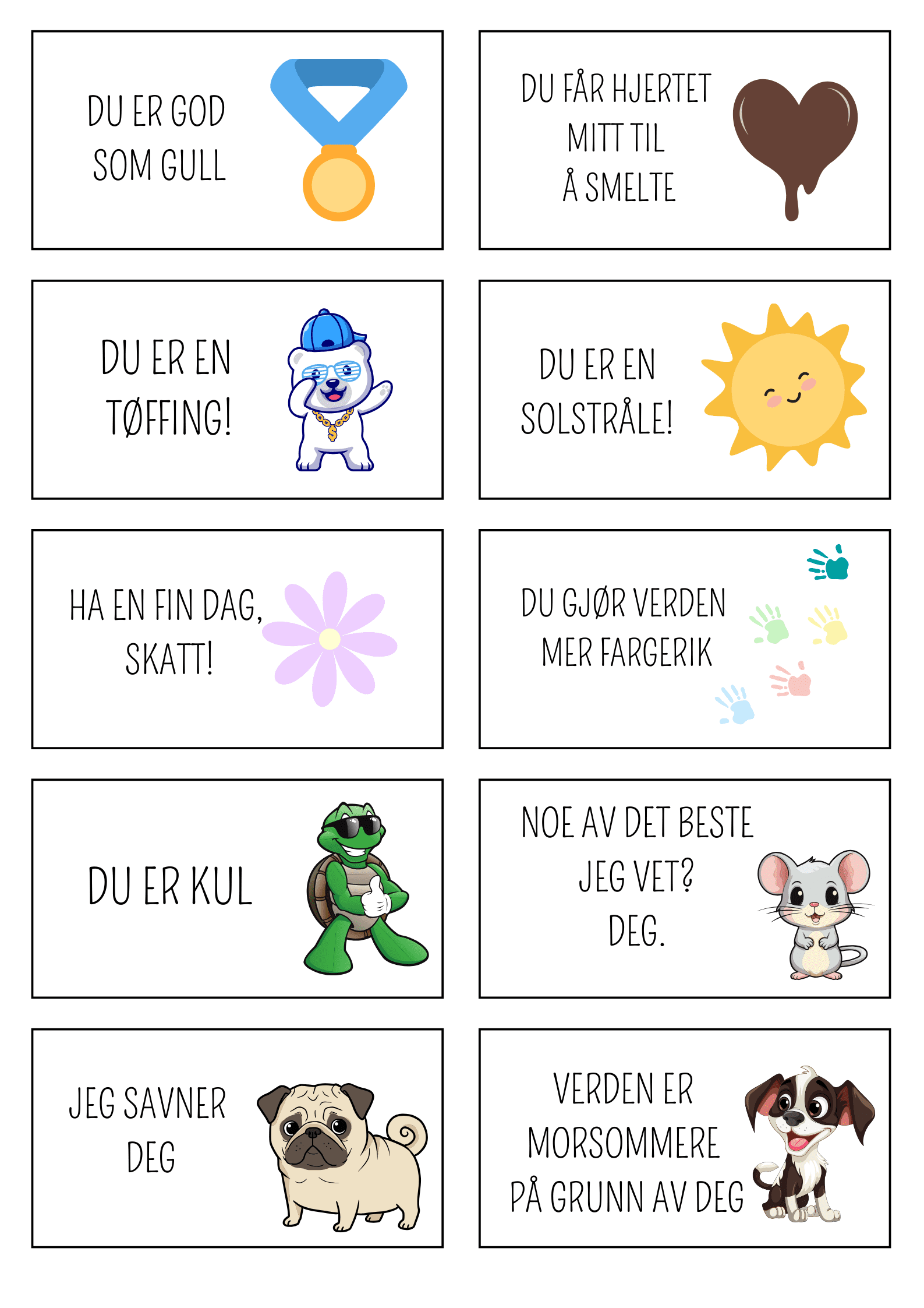MATPAKKE - KORT TIL OPPMUNTRING - Bilde 3